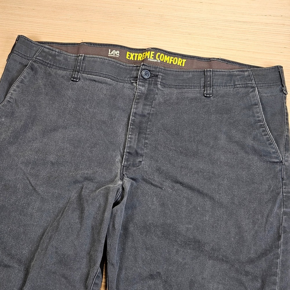Lee Pants Men 46X30 Fit 44x28 Blue Extreme Comfort Straight Fit Performance READ